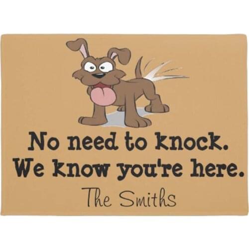 No Need to Knock Doormat Home Decoration Entry Non-slipDoor Mat Rubber Washable Floor Home Rug Carpet