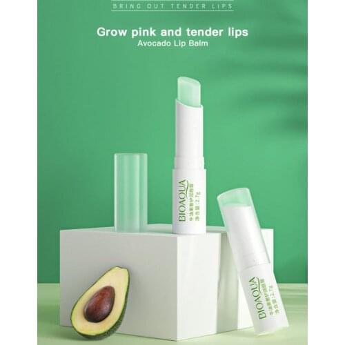 New Avocado Jelly Moisturizing And Nourishing Lip Balm Non-Stick Color Changing Long Lasting Easy to Wear Lipstick Makeup TSLM2