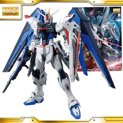 Original BANDAI GUNDAM MG 1/100 Freedom Gundam 2.0 ANIME ACTION figures Assemble PVC Model TOY FOR CHILD