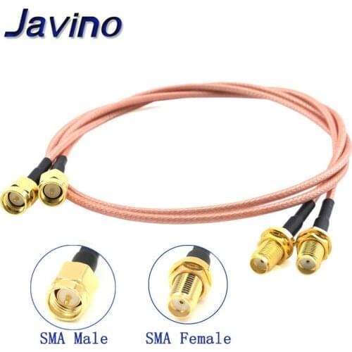 SMA male to SMA female Pigtail RG316 low loss RF cable plug to jack connector for WIFI FPV Antenna GSM, LAN 0-6Ghz