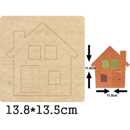 Village house cutting dies 2020 new die cut &wooden dies Suitable for common die cutting machines on the market