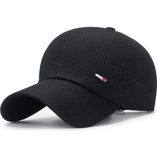 Spring Summer Breathable Mesh Baseball Cap Gorras Para Hombre Mens Cap Sport Hats Woman Bonnet Femme Casquette Homme Wholesale