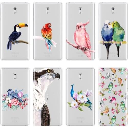 Eagle Bird Flower Peacock Animal Cartoon Kawaii Silicone Phone Case For Nokia 7 Plus X6 Soft Back Cover For Nokia 1 2 3 5 6 8