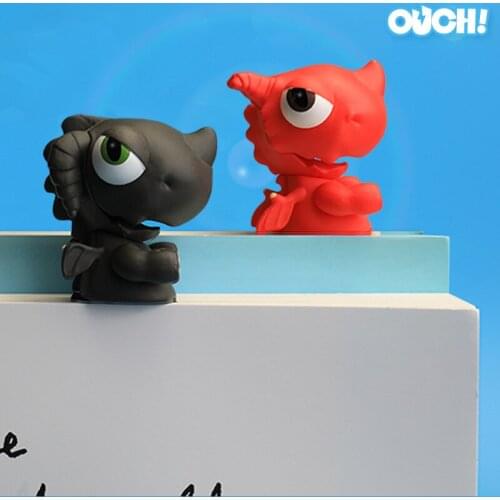 Cute 3D Stereo Dinosaur Bookmark Creative Cartoon Mini Animal Shape Marker Page for Kid Student Gift Stationery Supplies