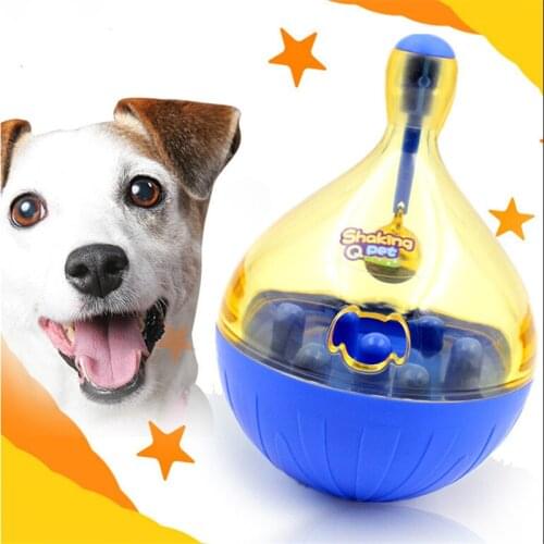 Cat Dog Toy Bottle Food Container Outdoor Portable Supplies Feeder Puppy Product Food Ball Food Dispenser Playing Training Balls