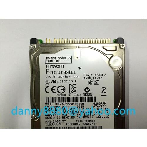 Brand NEW 2.5Inch Disk drive HEJ425030F9AT00 30GB Car disk for V W car HDD navigation made in Japan