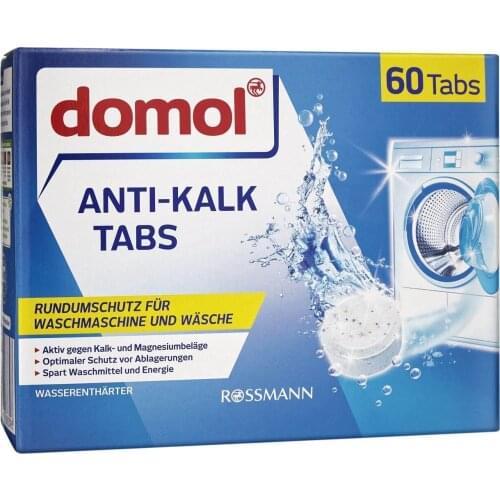 Domol Washing Machine Anti-Lime Powder Tablet Чистящее средство 60 Tablet Антинакипин для удаления накипи