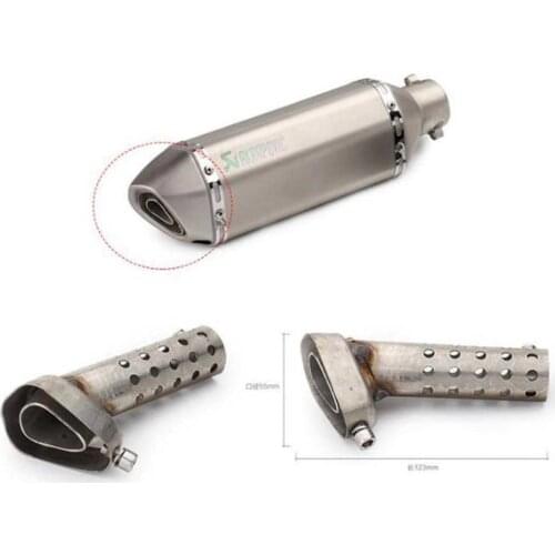 Universal Motorcycle Exhaust Pipe Mufflers Motobike Noise Sound Eliminator Adjustable DB Killer Silencer Motorcycle Accessories