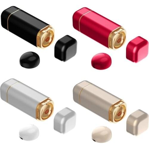 Waterproof Wireless Bluetooth 5.0 Earphones Headphones in-Ear Earbuds Stereo Headset with Metal Mini Charging Case