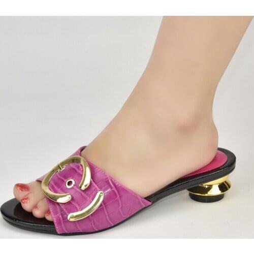 Nigeria New 2021 Womens Slippers Summer Wedding Slippers Women Plus Size Women Shoes 43 Italian Women Party Pumps Slip On