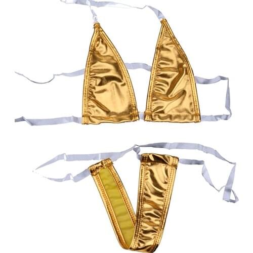 Women hot sexy lingerie backless erotic lingerie 3 point sexy costumes binding sex underwear feish costume pole dance dessous