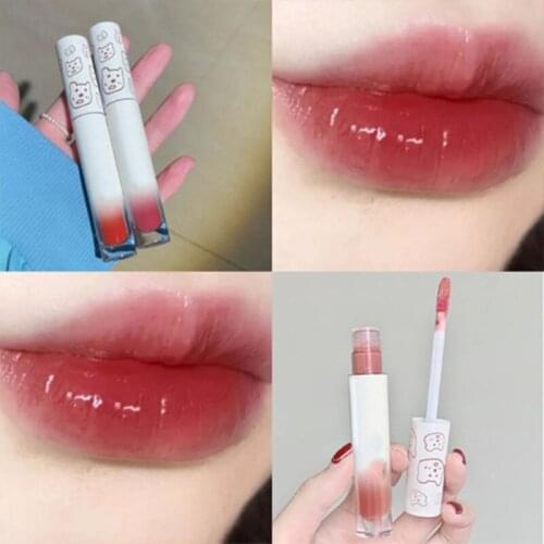1pcs Mirror Lipstick Matte Lipstick Lipquid Glass Lip Glaze Waterproof Sweat Resistant Long Lasting Lip Glaze Sexy Red Lip