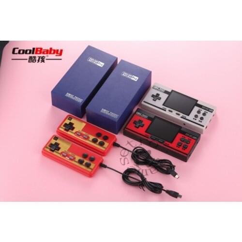 2019 Family Pocket Game Console Retro Portable Mini Handheld Game Player Built-in 348 Classic Games 3.0 Inch Color LCD For NES G