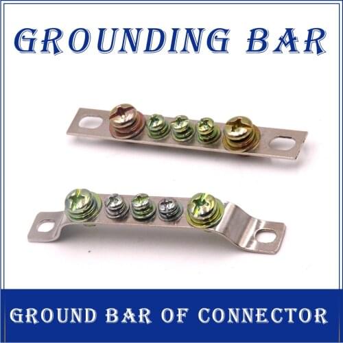 5HOLE 7HOLE 10HOLE copper strip row terminal copper bar power distribution box terminal ground line ground terminal