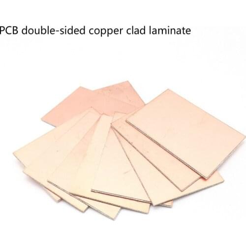 5pcs PCB Board Double Side Copper Clad Plate1.5x70x100mm Glass Fiber Laminate Circuit Board DIY