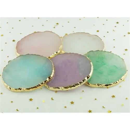 New 60Pcs Natural Resin False Nail Tips Display Board Color Palette Nail Polish Cream Mixing Spatula