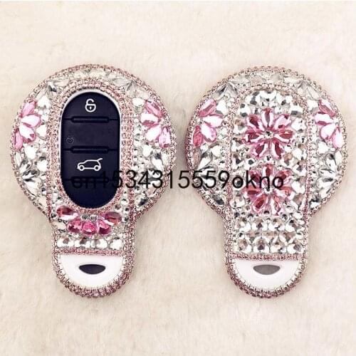 For Mini Cooper Individual And Creative Diamond Inlay Key Case Cover For Gril