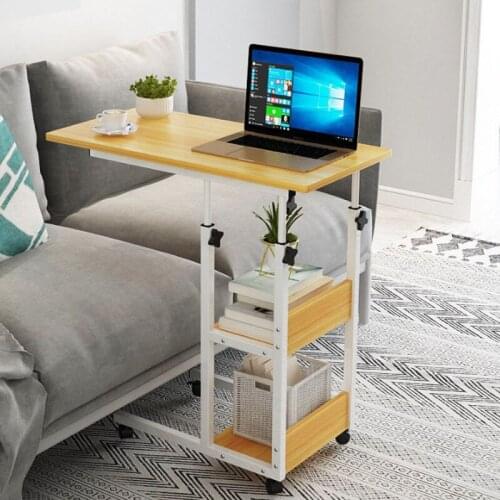 Household removable bedside table sofa lift table folding writing table lazy desk