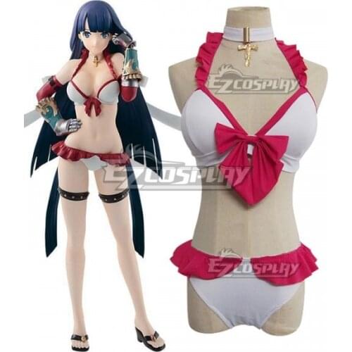 Fate Grand Order Ruler Rider Marthe Swimsuit Girls Summer Party Adult Party Swimwear Pool Suit Cosplay Costume E001