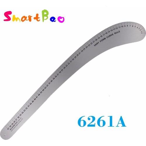 Flexible Aluminium Garment Ruler 61cm for Fashion Design; # 6261A