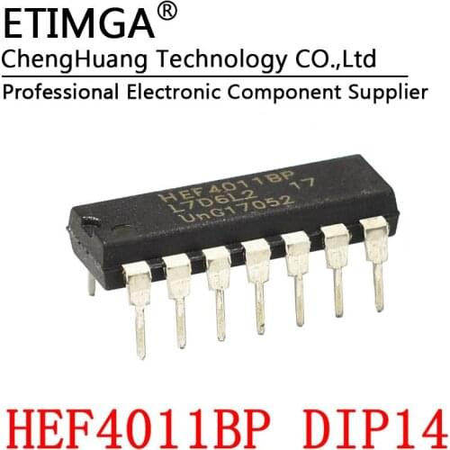 HEF4011BP HEF4001BP DIP14 Gate and inverter IC chip