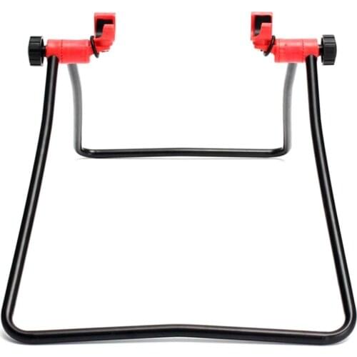 Quality Mountain Bike Triple-cornered Vertical Foldable Stand Bike Accessories Support for Adjusting Cleaning Repairing Bicycle