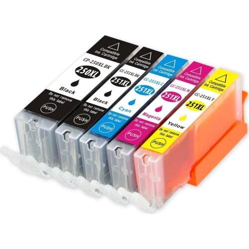 INK WAY pgi-250 cli-251compatible cartridges for PIXMA IP7220 MG5420 MX922 MG6320 MX 722 MG7120 MG6420 MG5520 etc