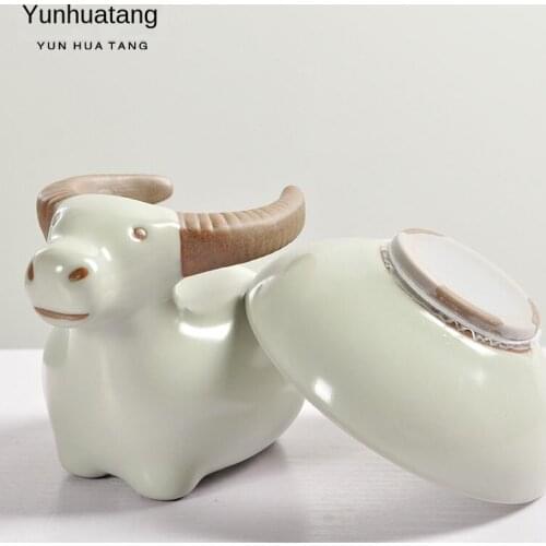 Ceramic Kung Fu Tea Set Accessories Tea Ceremony with Zero Ru Gracked Glaze Tea Strainer Tea Filter Tea Leaf Filter Tea Infusers