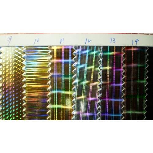 Laser pu leather/ synthetic holographic pu leather/ shoe can be customized polipiel handbag furniture