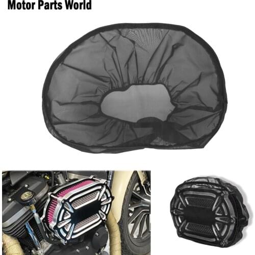 Motorcycle Air Cleaner Rain Sock Protective Cover Waterproof Dustproof Breathable For Harley Touring Softail Dyna Sportster XL