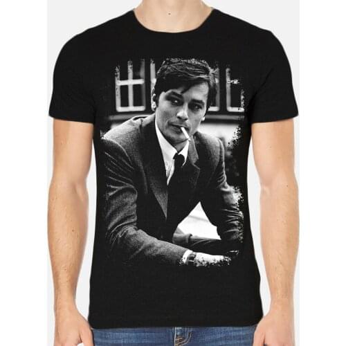 Alain Delon Celebrities Men T-Shirt Tee Clothing 3-A-370