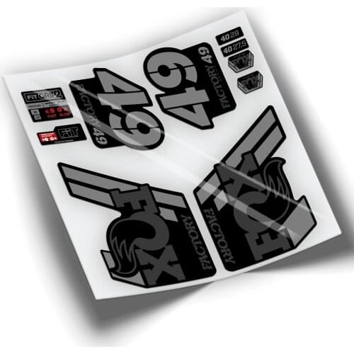 Pegatinas hairpin clip FOX 40 29 FACTORY SERIES 2019 WP207 STICKERS