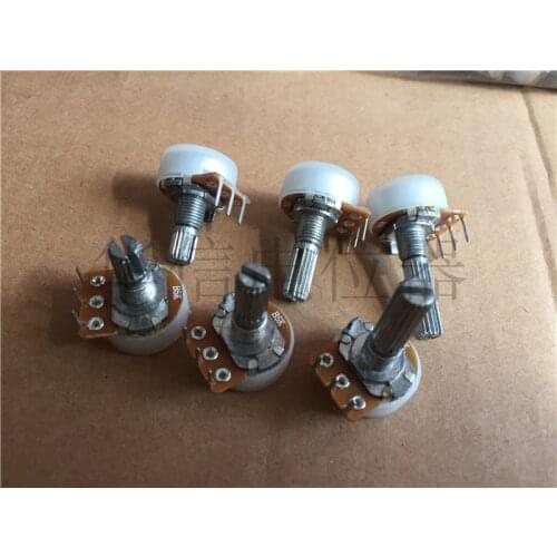 Original new 100% 148 step in the lead belt single potentiometer B5K with dust-proof cover handle length 15mm 20mm 25mm (SWITCH)