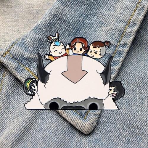 DZ717 Anime Figure Enamel Pins Brooches Women Men Backpack Bags Badge Fashion Lapel Jewelry Kids Gifts