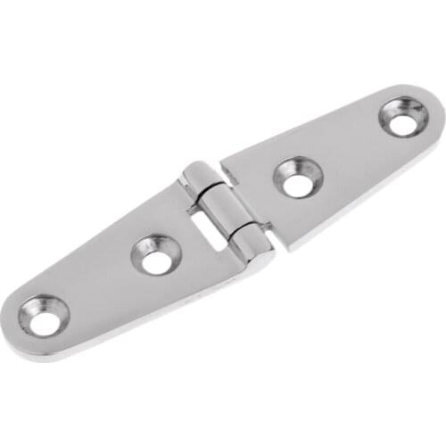 316 Stainless Steel Casting Strap Hinge Door Hinge for Boat RV 100x25mm