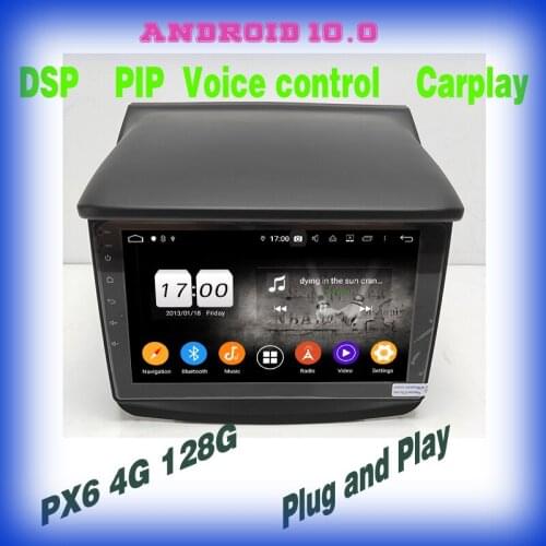 PX6 Voice control Android 10.0 Car GPS Radio for Mitsubishi Pajero Triton L200 2007 2008 2009 2010 2011 2012 2013 2014 4+128G