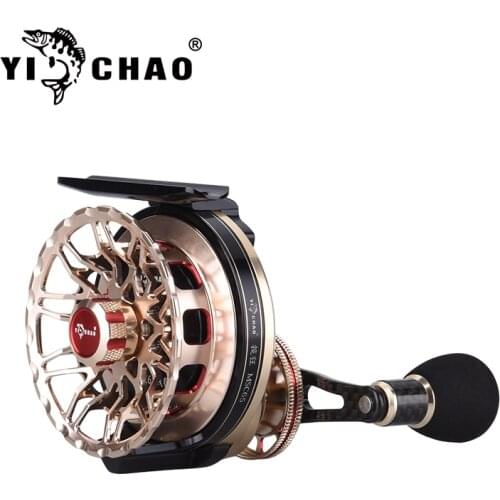 YICHAO Fishing Reel Strong And Sturdy Quick Disassembly Aluminum Alloy Non-Slip Shock Absorption Net Weight 210g Fishing Reel