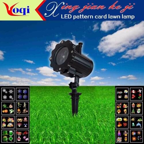 LED16 card lawn lights (no remote control) for Christmas, Halloween, parties, garden landscaping