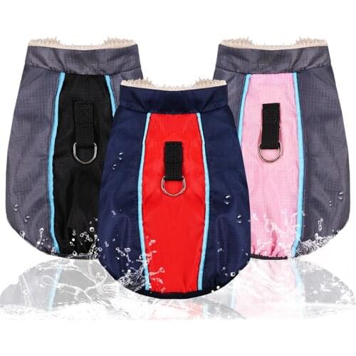 Waterproof Small Dog Clothes Winter Thicken Chihuahua Coat Pug Puppy Reflective Dog Jacket Pet Clothes Ropa Perro Pets Clothing