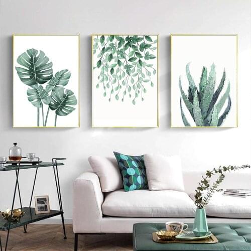 Fresh Nature Plant Vines Aloe Freshness Beauty Decorative Art Canvas Painting Wall Art Picture for Living Room Office Home Decor