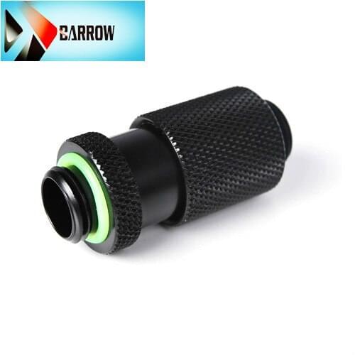 Barrow G1 / 4" Double External Rotating Connector 25.5-34.5mm Extended PC Water Cooling Accessories White Black Silver THDJ25-V1