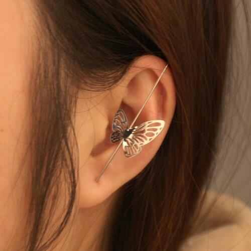 CANZE Ladies Diamond Piercing Stud Earrings Lightning Leaf Surrounding Ear Needles Creative Design Stud Earrings