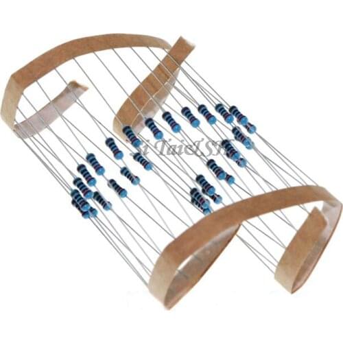 100pcs 560 ohms 1/4W 560R Metal Film Resistor 560ohm 0.25W 1% ROHS