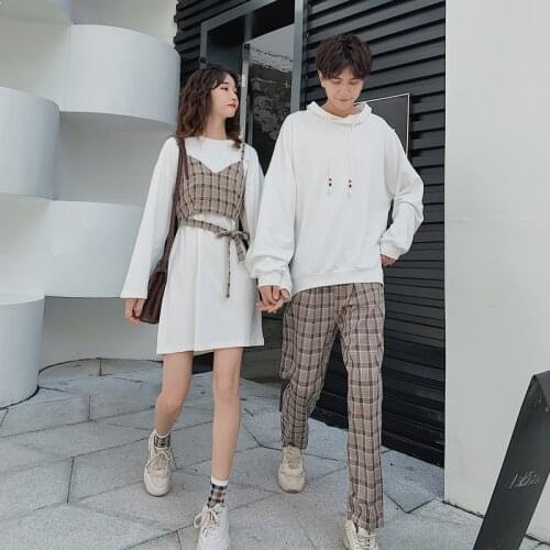 【 1013】2021 couples wear new female dress male T+ trouser suit couples clothes couples clothing