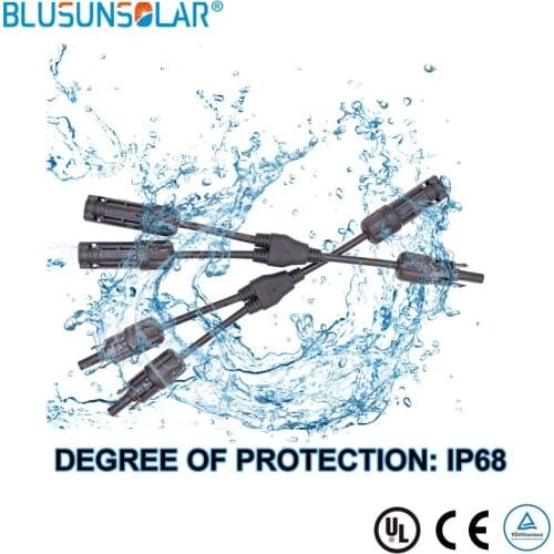 Solar PV stecker High Preformance TUV Standard Solar Y Branch Connector For Solar System