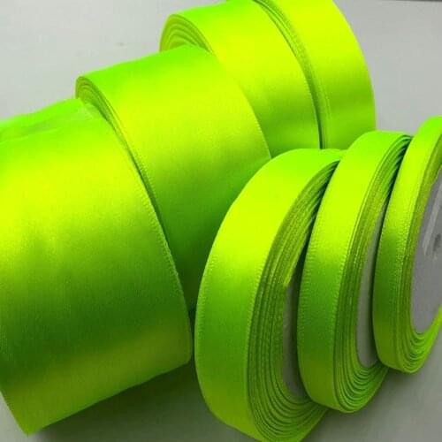 25 Yards Silk Satin Ribbon Wedding Party Decoration Gift Wrapping Christmas New Year Apparel Sewing Fabric Ribbon 57