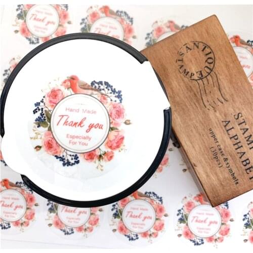 Free shipping 600pcs/lot DIY Creative Bird Scrapbooking Diary Seal Stickers For Gift Cake Baking Wholesale