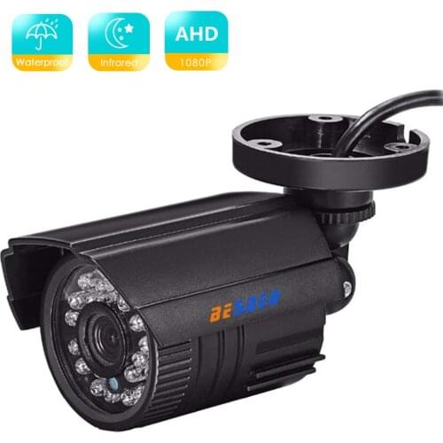 BESDER 800 TVL/1000 TVL Analog Camera 24 PCS IR LED CCTV Outdoor Bullet Security Street Video Analog Camera With IR CUT Filter