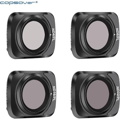 Capsaver Drone Filter 4 in 1 Kit ND Filter Quick Release Waterproof Anti Scratch Oil Portable Support DJI Air 2 for Photo Video