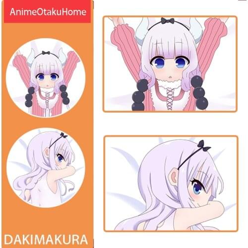 Anime Manga Miss Kobayashis Dragon Maid KannaKamui Hug Double-Sided Printed Pillowcase Otaku Bedding Dakimakura Pillow Case